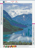 Full Diamond Painting kit - Magnificent mountains and lakes