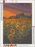 Full Diamond Painting kit - Sunflowers
