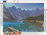 Full Diamond Painting kit - Mountains and lakes landscape