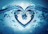 Full Diamond Painting kit - Water drop heart