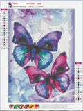 Full Diamond Painting kit - Beautiful butterfly