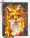 Full Diamond Painting kit - Flashy fox