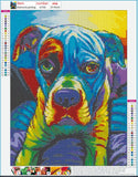 Full Diamond Painting kit - Color dog