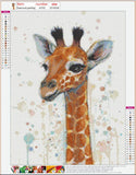 Full Diamond Painting kit - Cute giraffe