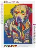 Full Diamond Painting kit - Color dog