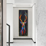 Full Large Diamond Painting kit - Watercolor sika deer
