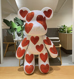 DIY Heart Pentagram shape Popobe bear  (with glue tools)