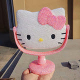 Removable Hello Kitty table mirror (with glue tools)