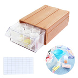 Drills Storage box With funnel and stickers