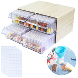 Drills Storage box With funnel and stickers
