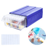 Drills Storage box With funnel and stickers