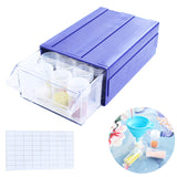 Drills Storage box With funnel and stickers