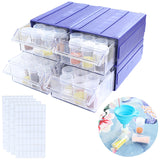 Drills Storage box With funnel and stickers