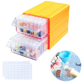 Drills Storage box With funnel and stickers