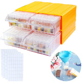 Drills Storage box With funnel and stickers