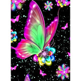 Full Diamond Painting kit - Shiny butterfly