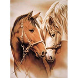 Full Diamond Painting kit - Two horses