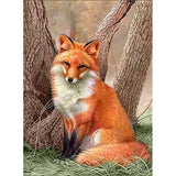 Full Diamond Painting kit - Red fox