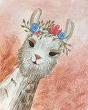 Full Diamond Painting kit - Cute alpaca