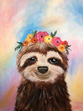 Full Diamond Painting kit - Cute Sloth