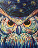 Full Diamond Painting kit - Cool owl