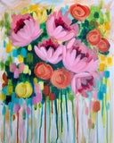 Full Diamond Painting kit - Painted flowers