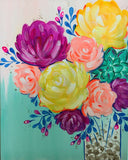 Full Diamond Painting kit - Colorful flowers