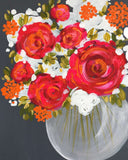 Full Diamond Painting kit - Beautiful ranunculus