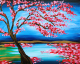 Full Diamond Painting kit - Beautiful cherry tree