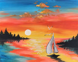 Full Diamond Painting kit - Sailboat on the sea