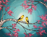 Full Diamond Painting kit - Birds on the branch