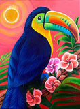 Full Diamond Painting kit - Toucan