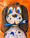 Full Diamond Painting kit - Painter dog