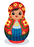 Full Diamond Painting kit - Russian doll