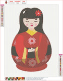 Full Diamond Painting kit - Russian doll