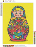 Full Diamond Painting kit - Russian doll