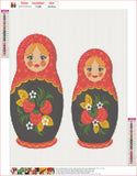 Full Diamond Painting kit - Russian doll