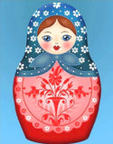 Full Diamond Painting kit - Russian doll