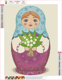 Full Diamond Painting kit - Russian doll