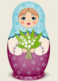 Full Diamond Painting kit - Russian doll