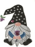 Full Diamond Painting kit - Christmas gnome drinking wine