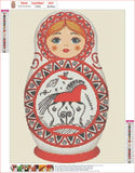 Full Diamond Painting kit - Russian doll