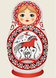 Full Diamond Painting kit - Russian doll