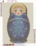 Full Diamond Painting kit - Russian doll