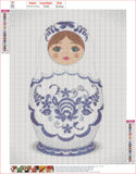 Full Diamond Painting kit - Russian doll