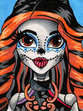 Full Diamond Painting kit - Cartoon Halloween girl
