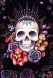 Full Diamond Painting kit - Skull and flowers