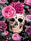 Full Diamond Painting kit - Skull and flowers