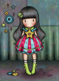 Full Diamond Painting kit - Gorjuss girl - Moon Buttons