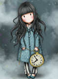 Full Diamond Painting kit - Gorjuss girl - The Clock